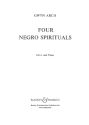 Four Negro Spirituals für Frauenchor (SSA) und Klavier Chorpartitur