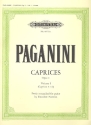 Caprices op.1 vol.1 (nos.1-12) for guitar