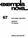 REFRAINS 1 FUER KLAVIER  EXEMPLA NOVA 67