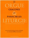 Chacones et passacailles pour orgue