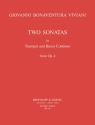 2 Sonaten aus op.4 für Trompete und Bc
