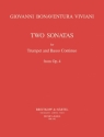 2 Sonaten aus op.4 fr Trompete und Bc