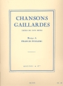 Chansons gaillardes pour baryton et piano