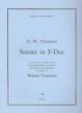 Sonate F-Dur fr Sopranblockflte und Klavier