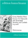 Konzert g-Moll fr Violoncello und Orchester Klavierauszug