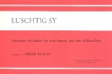 Luschtig sy Schweizer Volkslieder fr 3 Sopranblockflten Partitur