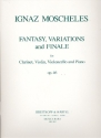 Fantasy, Variations and Finale op.46 for clarinet, violin, cello and piano parts