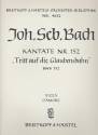 Tritt auf die Glaubensbahn Kantate Nr.152 BWV152 Viola d'amore