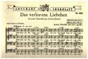 Das verlorene Liebchen op.27,4 fr Mnnerchor a cappella Partitur