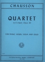 Quartet A major op.30 for piano violin, viola and cello 4 parts