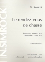 Le rendez-vous de chasse Fantasie fr 4 Hrner in D Partitur und 4 Stimmen