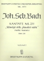 Schweigt stille plaudert nicht Kantate Nr.211 BWV211 Violine 1