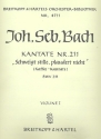 Schweigt stille plaudert nicht Kantate Nr.211 BWV211 Violine 1
