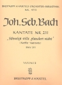 Schweigt stille plaudert nicht Kantate Nr.211 BWV211 Violine 2