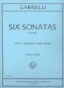 6 Sonatas op.11 vol.1 (nos 1-3) for trumpet and piano VOISIN, ED.