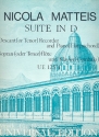 Suite in d for soprano recorder and piano