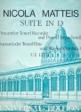 Suite in d for soprano recorder and piano