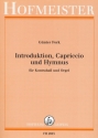 Introduktion, Capriccio und Hymnus fr Kontraba und Orgel