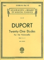 21 etudes vol.1 (no.1-13) for the violoncello