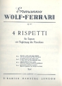 4 Rispetti op.12 fr tiefe Singstimme und Klavier