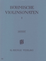 Bhmische Violinsonaten Band 1 fr Violine und Klavier