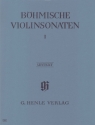 Bhmische Violinsonaten Band 1 fr Violine und Klavier