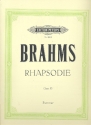 Rhapsodie op.53 fr A solo, TTBB Chor und Orchester Partitur (dt)