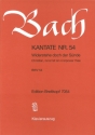 Widerstehe doch der Snde Kantate Nr.54 BWV54 Klavierauszug (dt/en)
