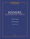 WATER MUSIC, HWV348-350 STUDIENPARTITUR