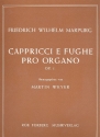 Capricci e fughe op.1 per organo