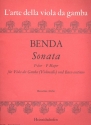 Sonata F-Dur fr Viola da gamba und Bc Partitur und Stimmen