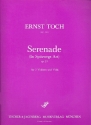 Serenade in Spitzwegs Art op.25 fr 2 Violinen und Viola Partitur und Stimmen