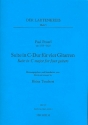 Suite fr 4 Gitarren Partitur