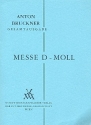 Messe d-Moll fr gem Chor und Orchester Studienpartitur
