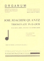 Triosonate D-Dur fr Flte, Violine und Bc Partitur und Stimmen