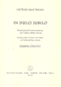 In dulci jubilo fr gem Chor, 2 Violinen und Bc Chorpartitur (dt/en)