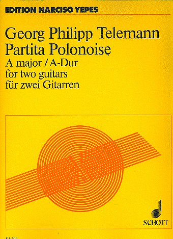 Partita polonoise A-Dur fr 2 Gitarren Spielpartitur