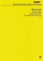 3 Lieder fr Sopran und Streichorchester Studienpartitur