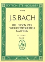 Die Fugen des wohltemperierten Klaviers Teil 2 (jede Stimme auf einzelnem System notiert)