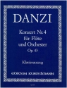 Konzert D-Dur Nr.4 op.43 fr Flte und Orchester fr Flte und Klavier