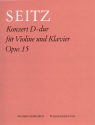 Konzert D-Dur Nr.4 op.15 fr Violine und Klavier