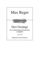 3 Gesnge op.111b fr Frauenchor a cappella Partitur (dt/en)