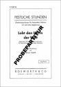 Lobet den Herrn der Welt Trumpet Voluntary f�r M�nnerchor und Orgel Partitur (= Orgel) (dt)