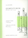 Quartett-Buch  fr 4 Blockflten (SATB) oder andere Melodieinstrumente Spielpartitur