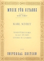 Tonleiterstudien fr Gitarre
