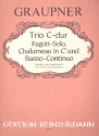 Trio in C-Dur fr Fagott solo, Chalumeau in C und B.c.