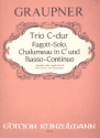Trio in C-Dur fr Fagott solo, Chalumeau in C und B.c.