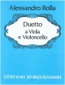 Duetto fr Viola und Violoncello 2 Spielpartituren