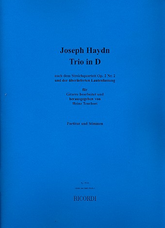 Trio D-Dur fr 3 Gitarren