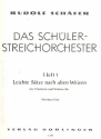 Leichte Stze nach alten Weisen fr 3 Violinen und Violoncello Spielpartitur